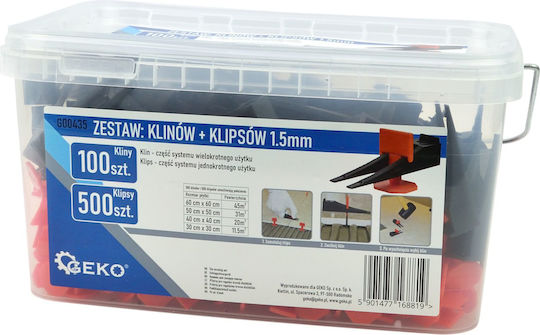 Geko Standoff Alfaierirea Plăcilor Grosime 1.5mm 600buc