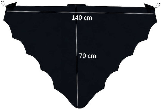 Fledermaus Bartman Umhang Halloween Kostüm R.116-146