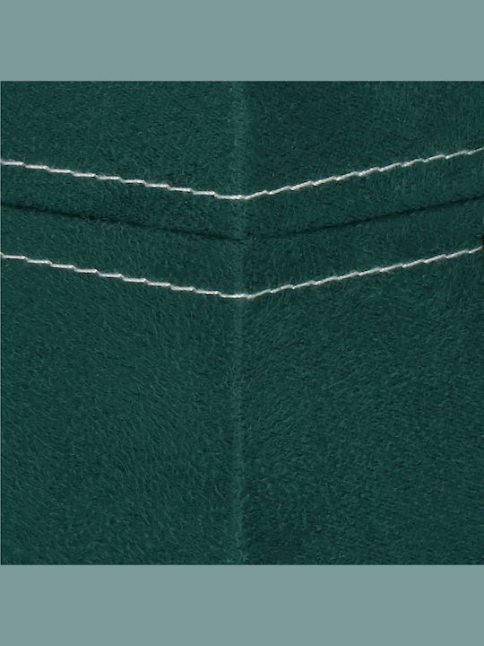 Jewelry Box Velvet Green Mirror 12x12x12 Cm Springos