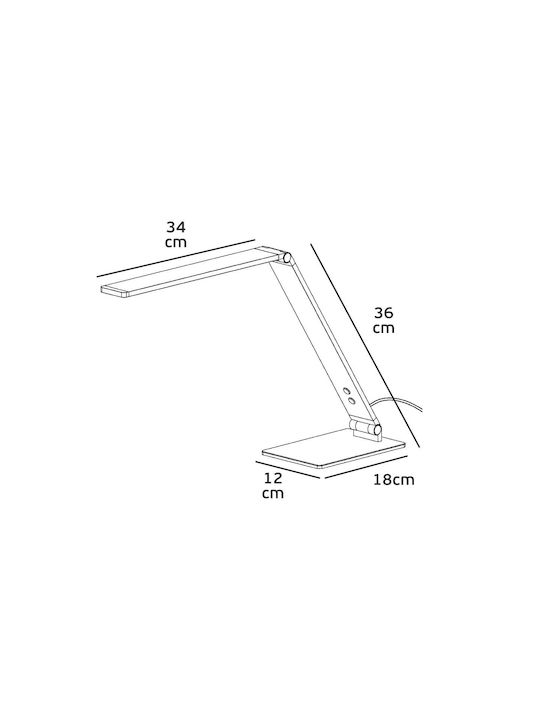 VK Lighting LED Настолна Лампа За Бюро Сгъваема VK Lighting LED Настолна Лампа За Бюро Сгъваема