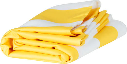 Dock & Bay Quick Dry Cabana Πετσέτα Microfiber Σώματος Κίτρινη 160x90εκ.