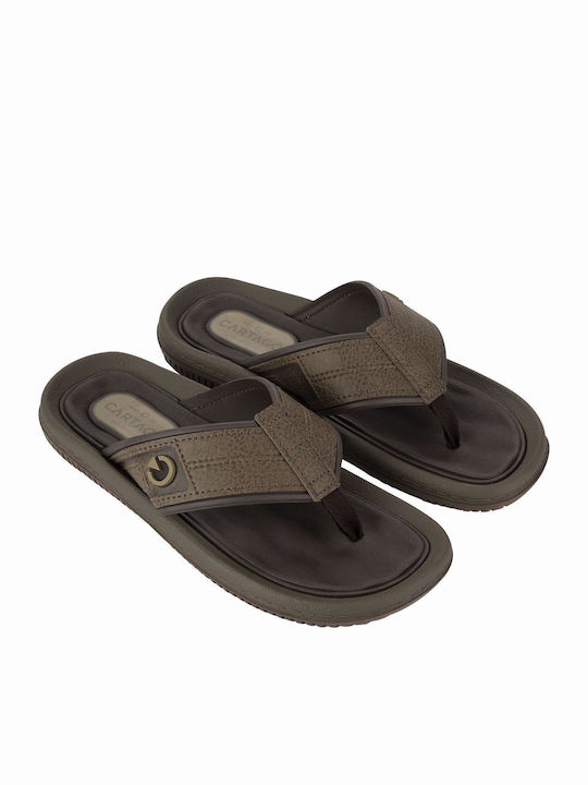 Herren Strand Flip Flops Cartago 780-24100 Kamel