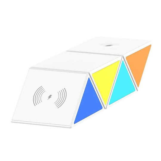 Budi Ασύρματος Φορτιστής (Qi Pad) 15W Λευκός (4600)