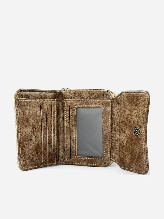 Erdbeer Kleines Damenportemonnaie Pc386 Beige