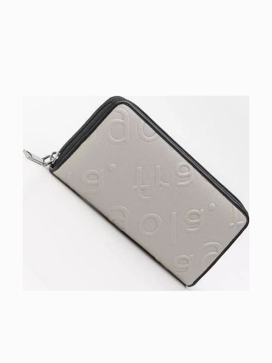 Fragola Μεγάλο Γυναικείο Πορτοφόλι Φερμουάρ Pc703-1 Εκρού