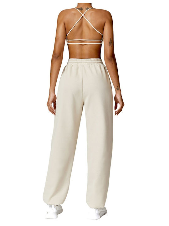 Amor Amor Women's Beige Set with Trousers