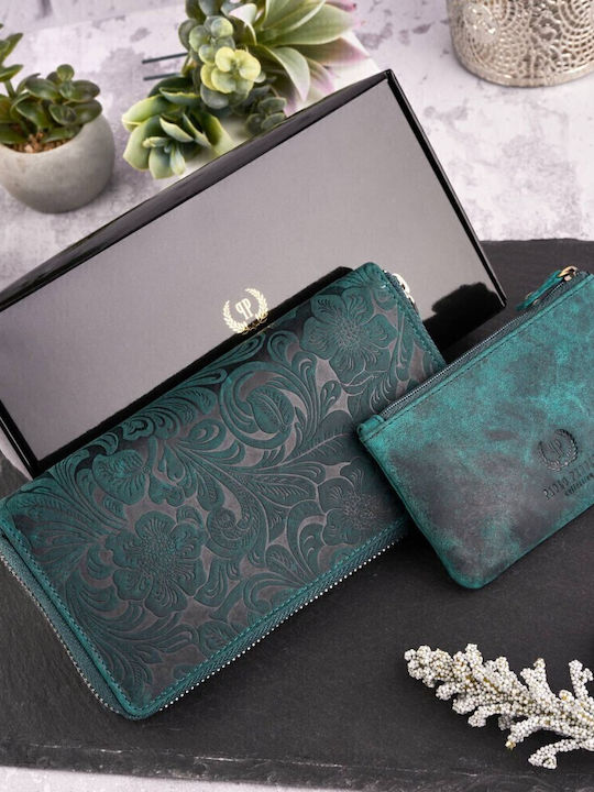 Gift Set Zup-38-gr Leather Wallet T-08 Case T-51