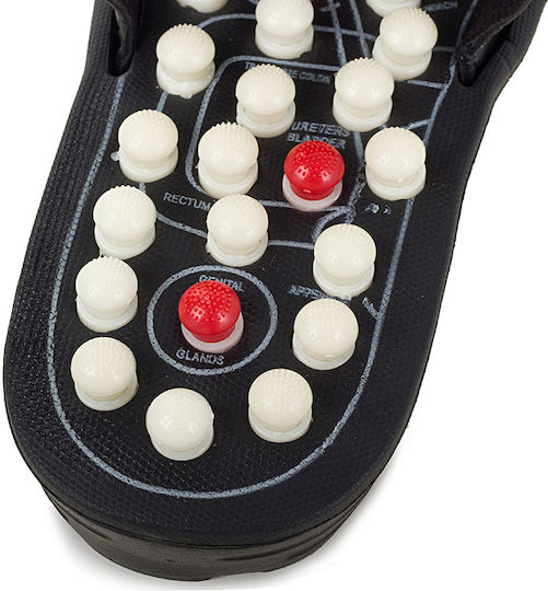 Slippers Foot Massage Relaxation Zola 41 Inserts Black Size 40/41