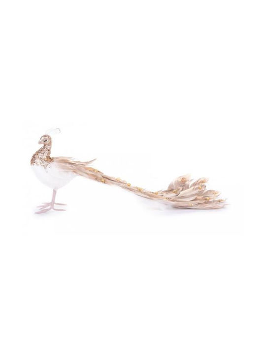 Strend Pro Christmas Figure Peacock Gold Height 50cm