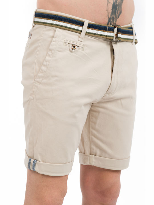 Indicode Herrenshorts Chino Ecru
