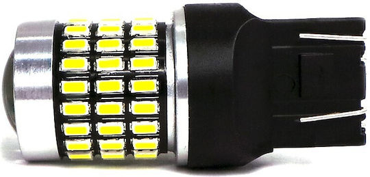 Autolampen W21/5W / W21W / DRL Canbus LED 5500K Kaltes Weiß 12-24V 5W