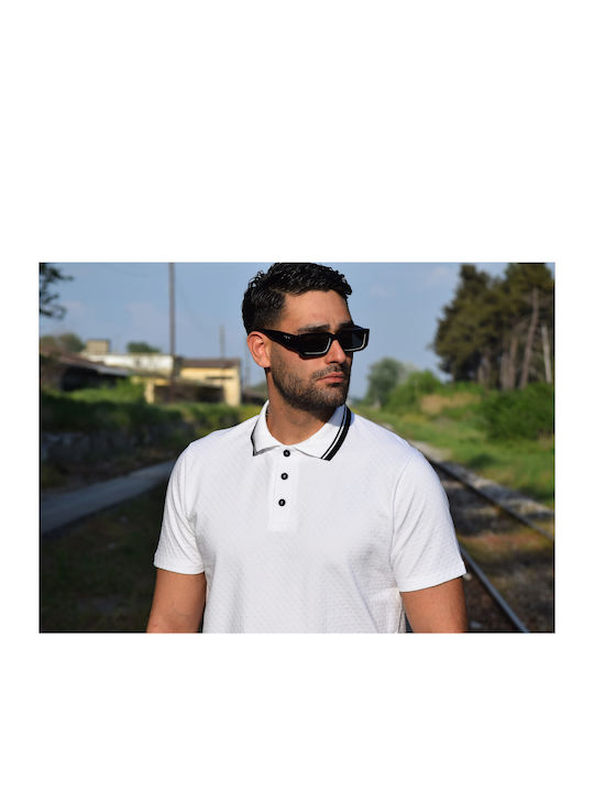 Cotton Green Herren Shirt Polo White