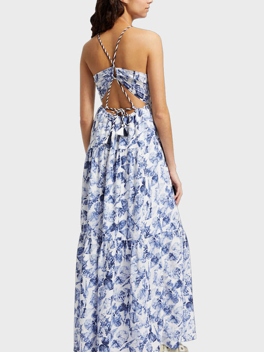 Scotch & Soda Maxi Kleid Weiß