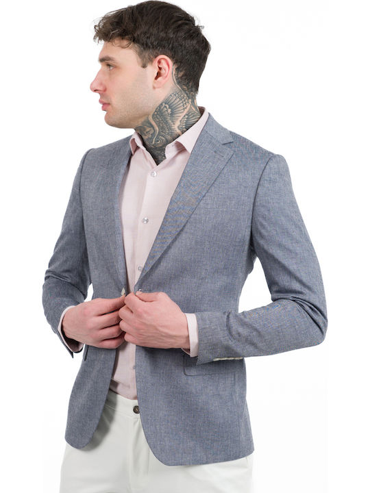 Men's Suit Jacket Slim Fit Indigo