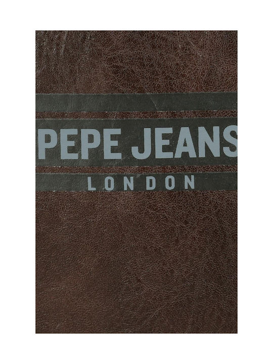 Pepe Jeans Ανδρική Τσάντα Ώμου / Χιαστί Καφέ