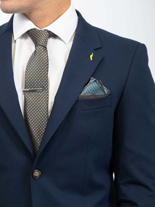 Men's Suit Jacket Slim Fit Navy Blue