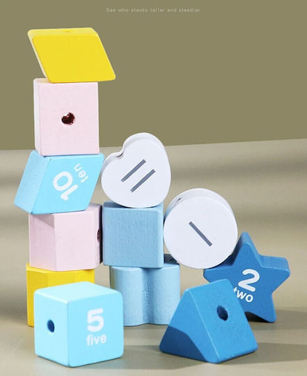 Baby Interactive Cube Zola Wooden Rubber Sensory Educational Coloured Cubes Numbers G