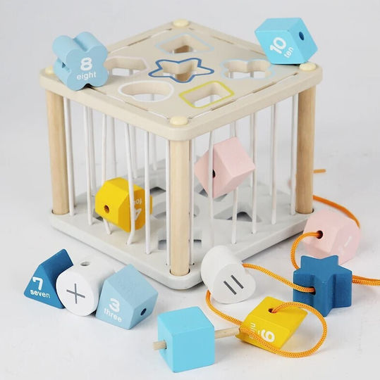 Baby Interactive Cube Zola Wooden Rubber Sensory Educational Coloured Cubes Numbers G