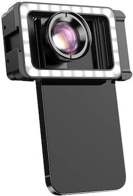 Mobile Lens Apexel Apl-hb100fl23 100mm Macro LED Black Apl-hb100fl23 3 Interest-Free Installments