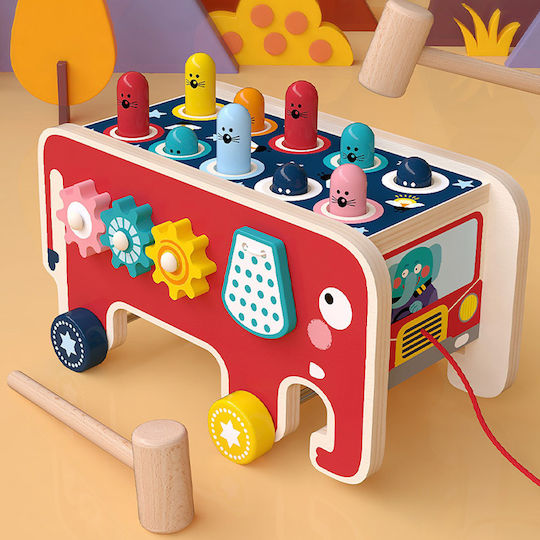 Multifunctional Activity Centre Zola Workbench Hammer Elephant Activities