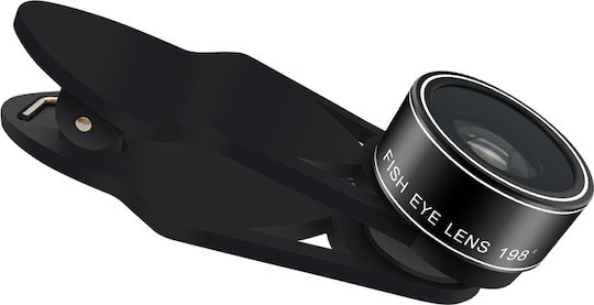 Lens Set Phone 5 In 1 Zola Plastic Universal Wide Angle Telescopic Black