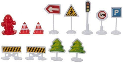 Large Police Plane Zola Multifunctional Foldable Parking Crane Cars Included Dimensions 37-63