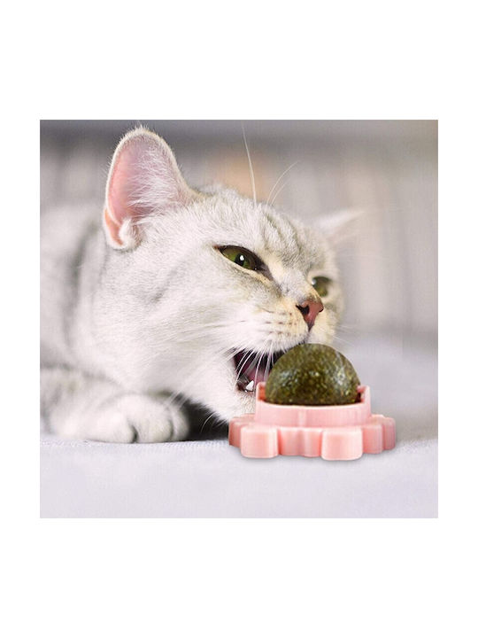 Katzenspielzeug Ball Grün mit Katzenminze