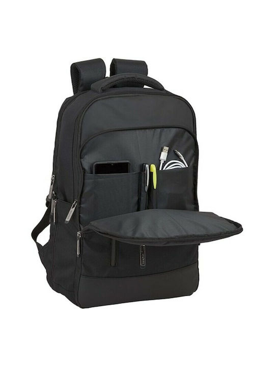 Safta Business Laptop Backpack for 15.6" with USB Port in Black Color