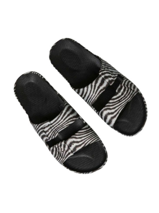 Freedom Moses Women's Flip Flops Black