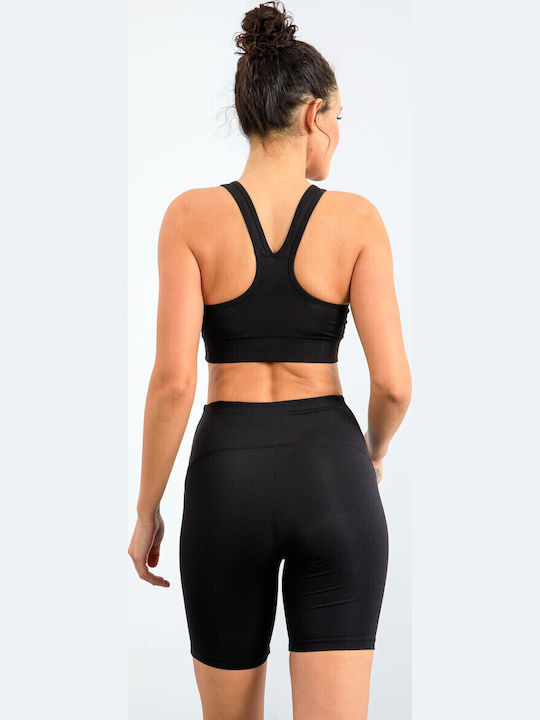 Schulung Frauen-Set mit Fahrrad Leggings Black