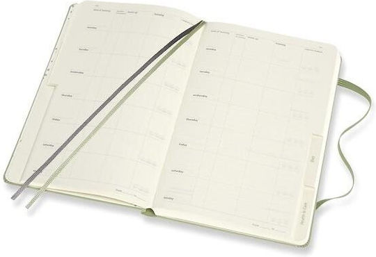 Moleskine Пасион Джърнъл Бележник Дневник За Благополучие 400 Листа С Твърда Корица Уелнес 13X21