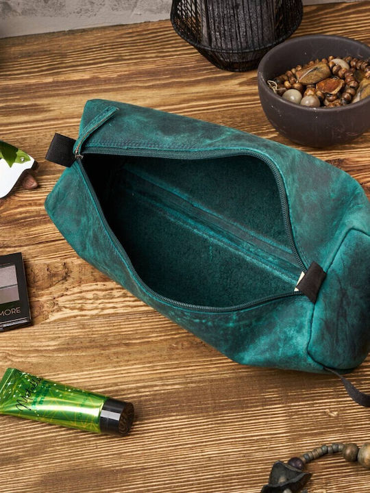 Toiletry Bag in Green color