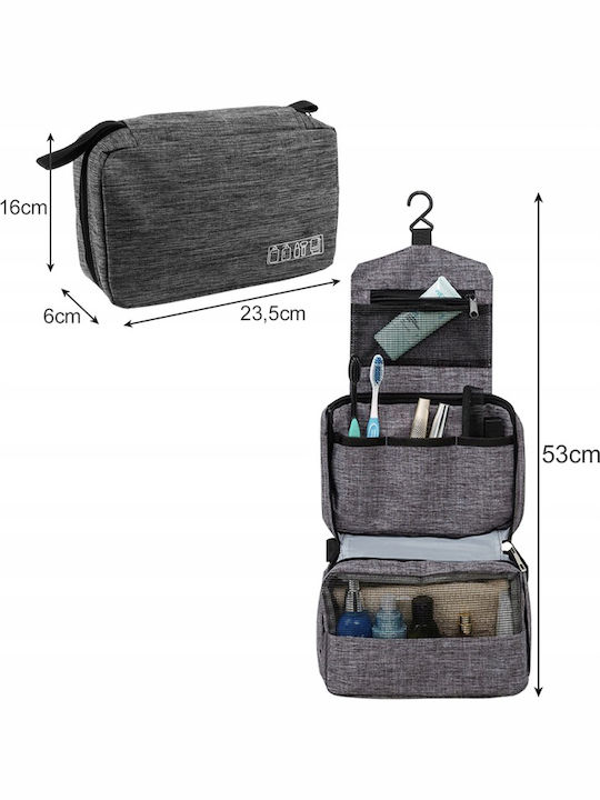 Herren Necessaire in Rosa Farbe 23.5cm