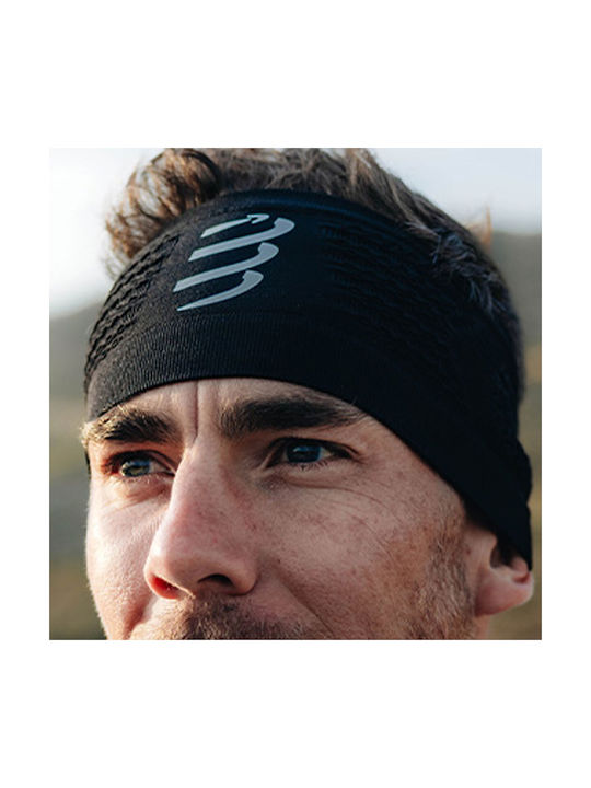 Compressport On Off Αθλητικό Περιμετώπιο Μαύρο