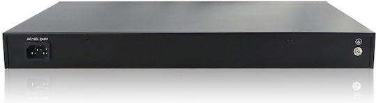 Level One GEP-2861 Managed L2 PoE+ Switch with 24 Gigabit (1Gbps) Ethernet Ports and 4 SFP Ports