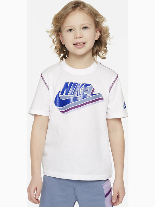 Παιδικό Σετ με Σορτς Καλοκαιρινό 2τμχ Λευκό Sportswear