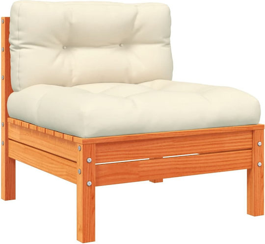 vidaXL Garden & Outdoor Furniture Set 8 Pieces Brown with Pillows