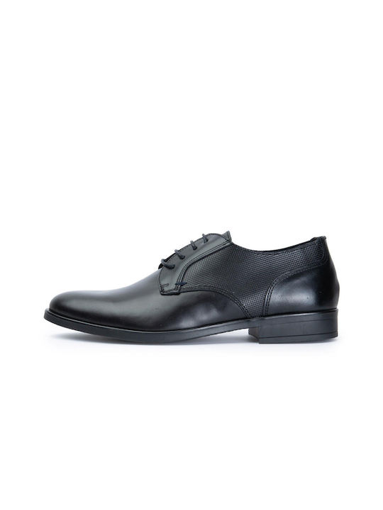 Dj.Santa Men's Leather Dress Shoes Black