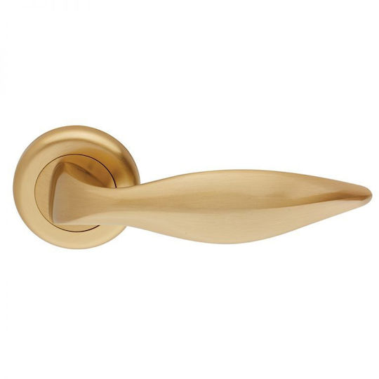 Zogometal Rosette - Türschild Knopf Gold