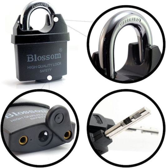 Blossom Lăcăt Potcoavă cu cheie 50mm Black 1buc
