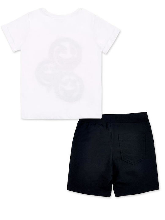 Nath Kids Kids Set with Shorts Summer 2pcs White