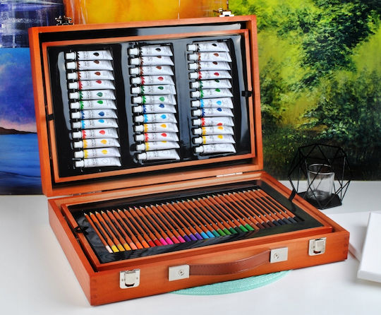 Set de Colorat Lemn 44.5x31cm 174buc
