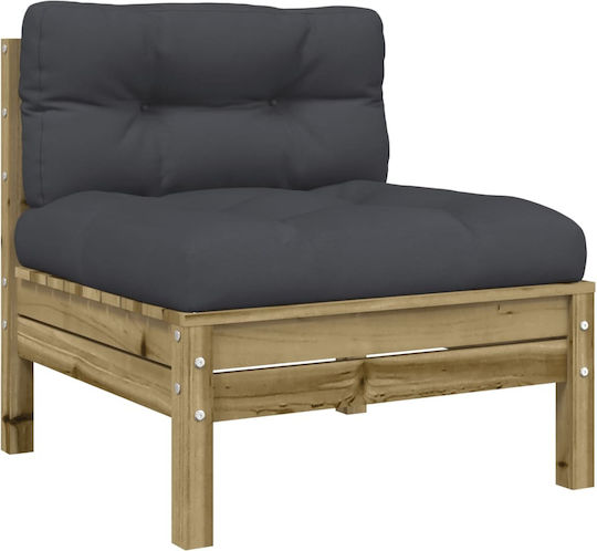 vidaXL Outdoor Lounge Set 8 Pieces Anthracite with Pillows