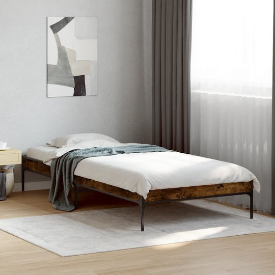 Bed Base Single made of Wood Brown 75x190cm.