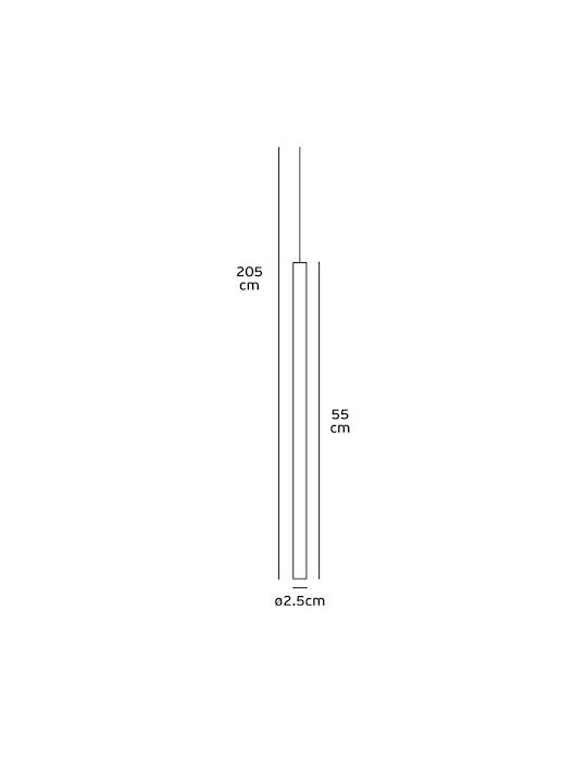 VK Lighting Pendul de iluminat LED Bej