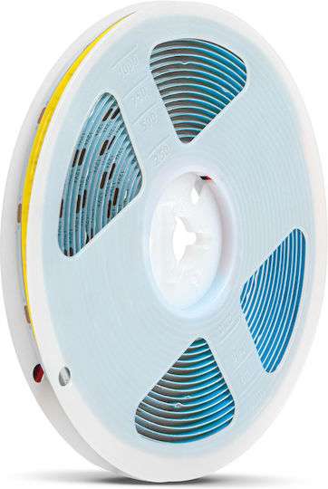 LED Лента 12V Топло бяло Светлина 5м Тип COB