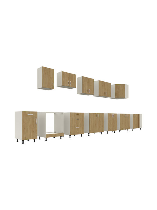 Karo Cabinet Wall Natural/alb 60x30x60cm