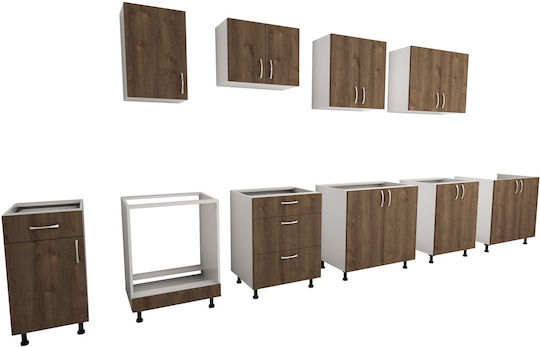 Karo Επιδαπέδιο Ντουλάπι Stejar Bronz/alb 40x50x80εκ. Karo Επιδαπέδιο Ντουλάπι Stejar Bronz/alb 40x50x80εκ.