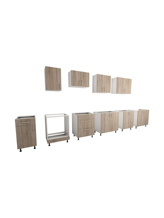 Karo Ντουλάπι Κρεμαστό Stejar Sonoma Inchis/alb 60x30x60εκ.