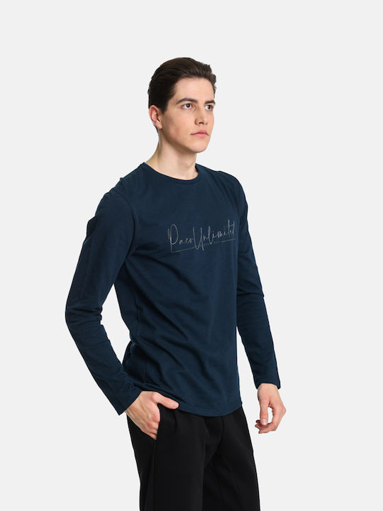 Paco & Co Herren Langarmshirt Navy